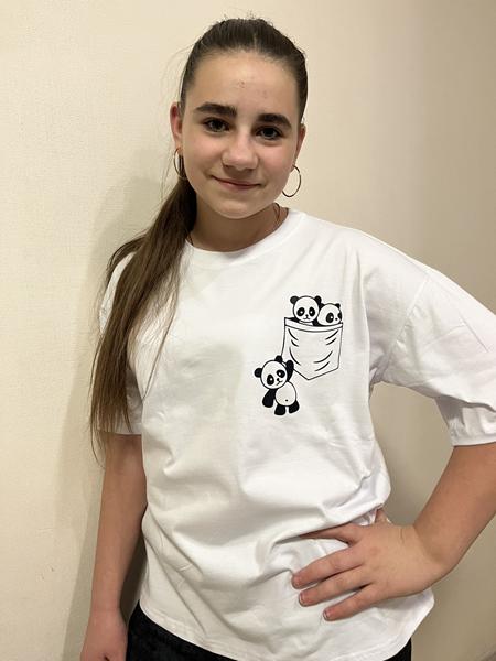 Футболка Moda school (140-164) M519 white (лето)