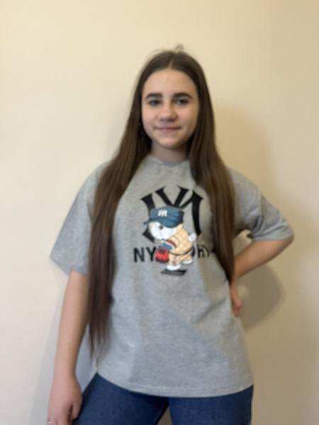 Футболка Moda school (140-164) M528 grey (лето)