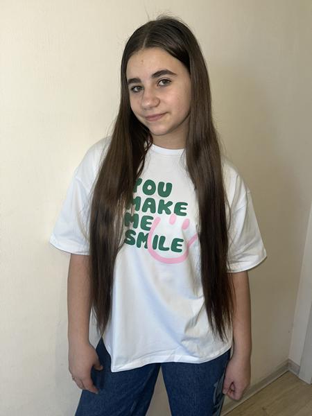 Футболка Moda school (140-164) M535 white (лето)