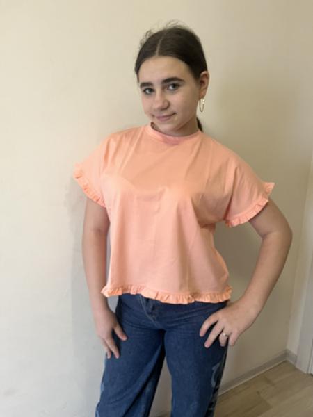 Футболка Moda school (140-164) M537 peach (лето)