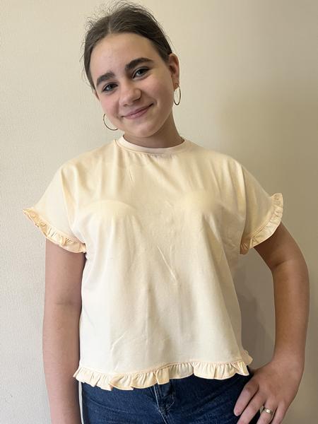 Футболка Moda school (140-164) M538 yellow (лето)