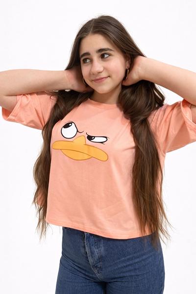 Топ Moda school (140-164) M549 peach (лето)