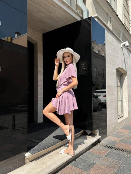 Комбинезон Arina (42-52) 2369 pink (лето)