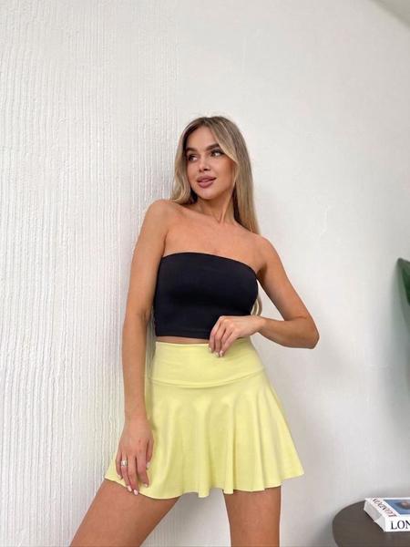 Юбка-шорты Arina (42-46) 3103 yellow (лето)