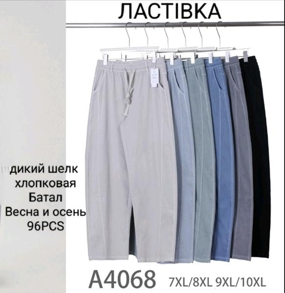Штаны Hoan (7XL-10XL) A4068 mix (деми)