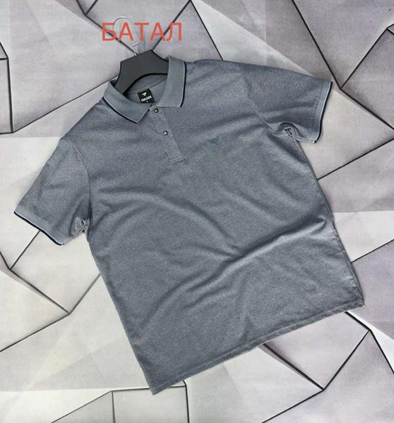 Футболка Rassul (XL-5XL) 66848 grey (лето)