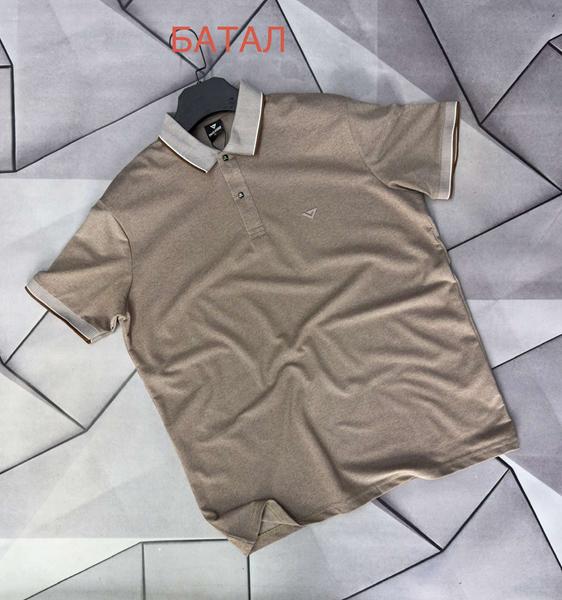 Футболка Rassul (XL-5XL) 66855 brown (лето)