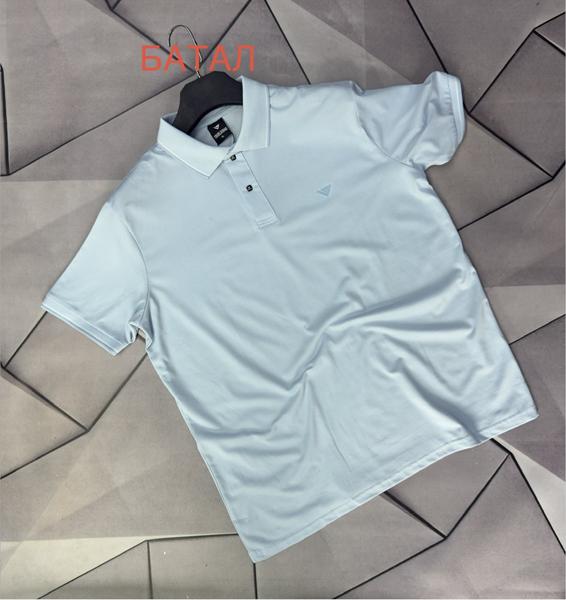 Футболка Rassul (XL-5XL) 66858 l.blue (лето)