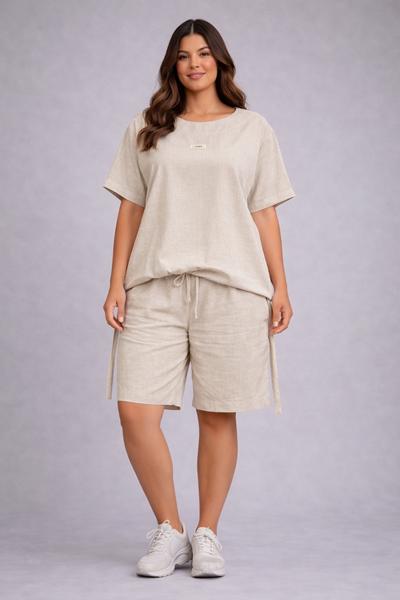Костюм Style Nadezhda (L-3XL) 25-906 beige (лето)