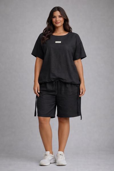 Костюм Style Nadezhda (L-3XL) 25-906 black (лето)