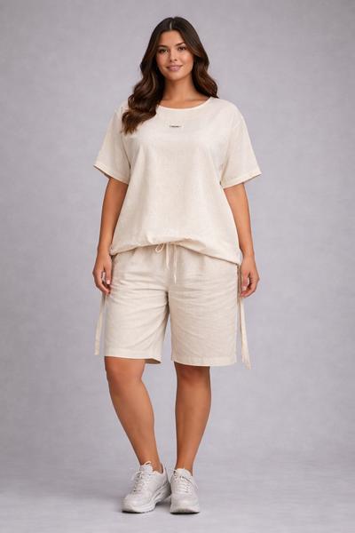 Костюм Style Nadezhda (L-3XL) 25-906 l.beige (лето)