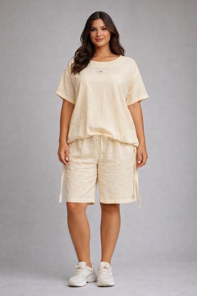 Костюм Style Nadezhda (L-3XL) 25-906-1 beige (лето)