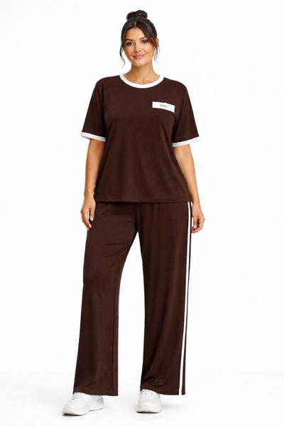 Костюм Style Nadezhda (XL-3XL) 25-929 brown (лето)