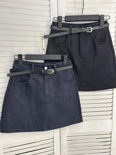 Юбка Style Nadezhda (S-XL) 8923 navy (лето)