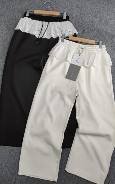 Штаны спорт Style Nadezhda (M-XL) 9803 black (деми)