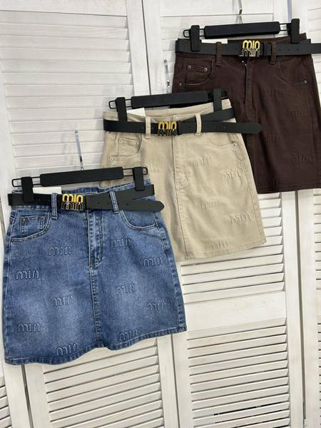 Юбка Style Nadezhda (M-XL) R80 blue (лето)