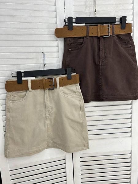 Юбка Style Nadezhda (M-XL) R83 brown (лето)