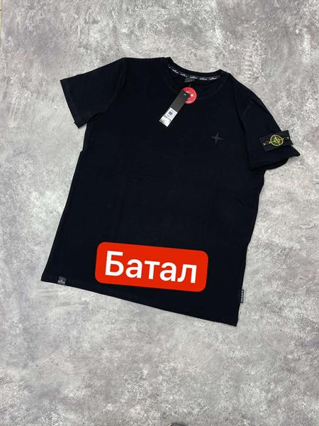 Футболка Vegas (2XL-6XL) VG69 black (лето)