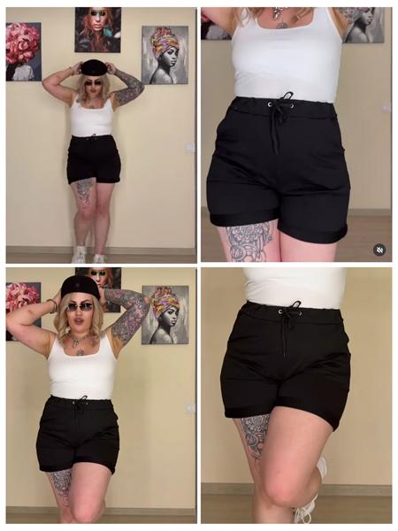 Велосипедки Amok (XL-4XL) 0620 black (лето)