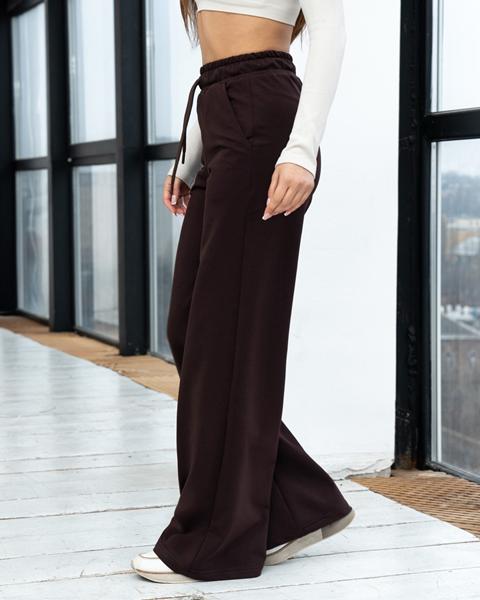 Штаны спорт AZNA (S-XL) Б44 chocolate (деми)