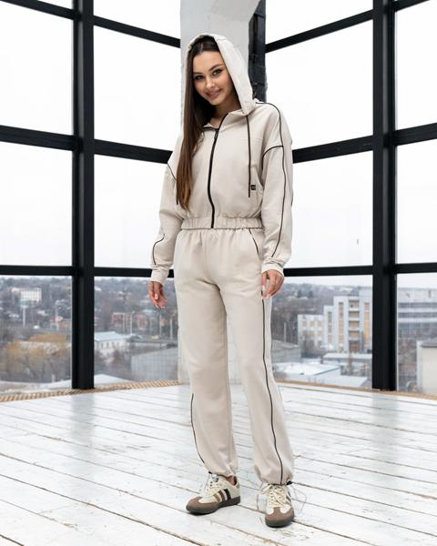 Костюм спорт AZNA (XS-L) Д117 apricot (деми)