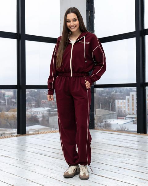 Костюм спорт AZNA (XS-L) Д117 wine (деми)