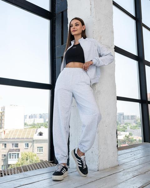 Костюм спорт AZNA (2XS-M) Д158 l.grey (деми)