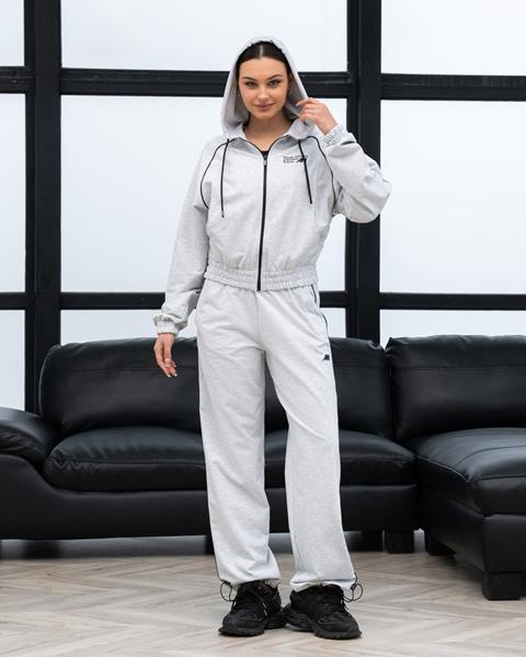 Костюм спорт AZNA (S-XL) Д177 l.grey (деми)