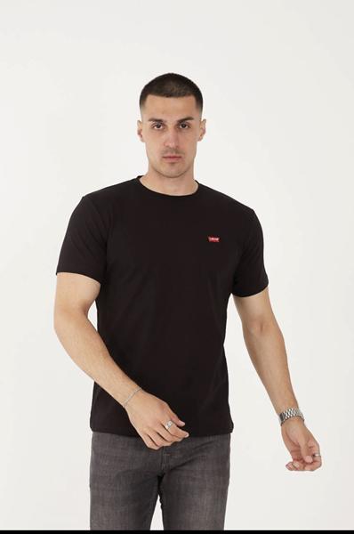 Футболка F.T.H (S-2XL) F1241 black (лето)