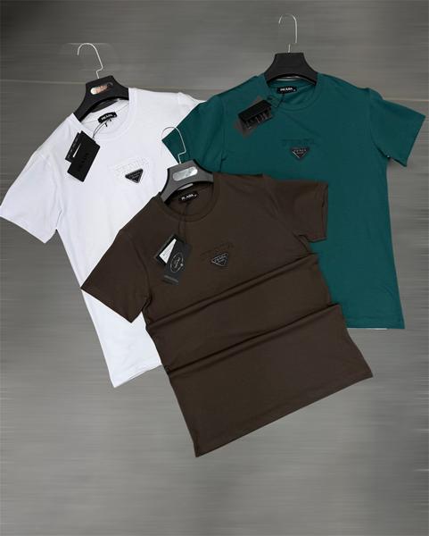 Футболка F.T.H (S-2XL) F1253 brown (лето)