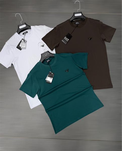 Футболка F.T.H (S-2XL) F1264 brown (лето)