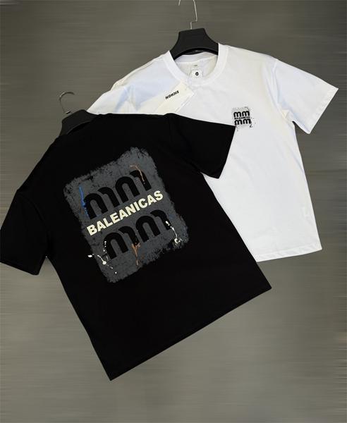 Футболка F.T.H (M-3XL) F1293 black (лето)