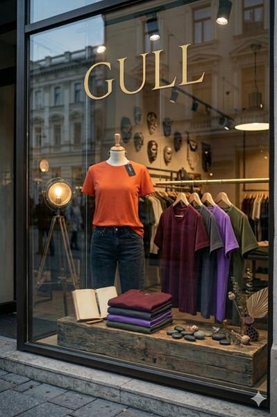 Футболка Gull (42-50) G156 wine (лето)