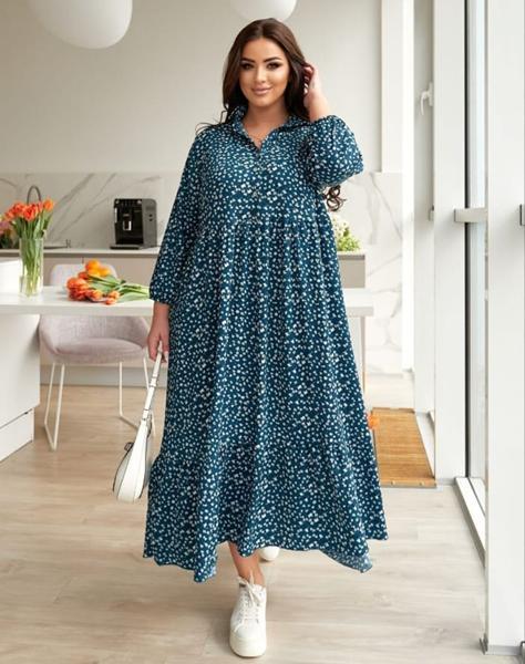 Платье Gull (48-58) G259 green (лето)