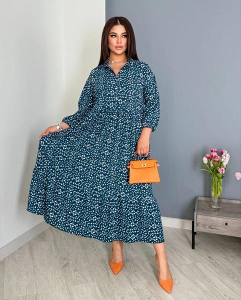 Платье Gull (48-58) G261 blue (лето)