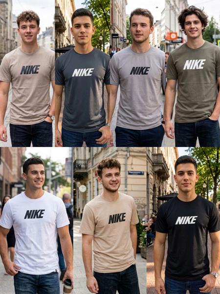 Футболка Shon (46-54) S3091 black (лето)