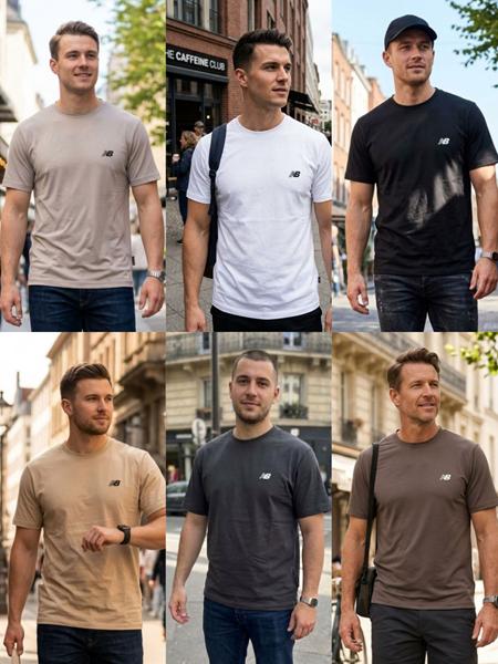 Футболка Shon (46-54) S3103 brown (лето)