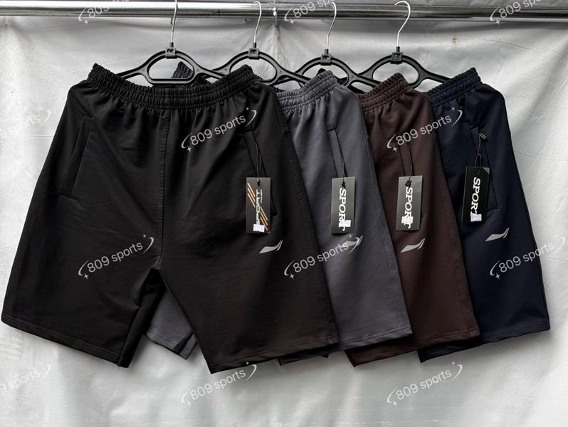 Шорты Shon (48-56) S3284 black (лето)