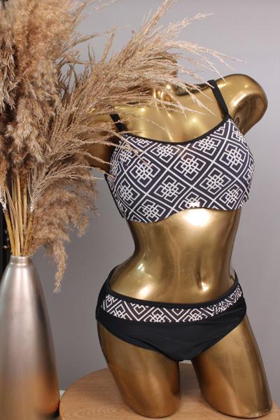 Купальник Sun&Sea (38-46) 25167 white-black (лето)