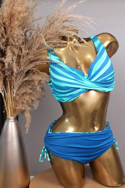 Купальник Sun&Sea (48-56) W3058 l.blue (лето)