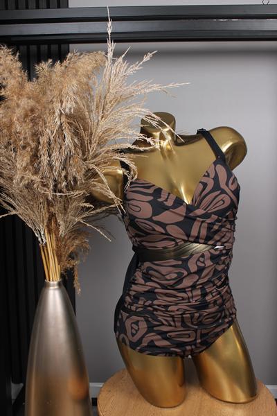 Купальник Sun&Sea (48-56) 74412 brown (лето)