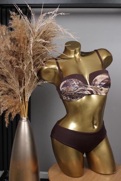 Купальник Sun&Sea (38-46) W89592 chocolate (лето)