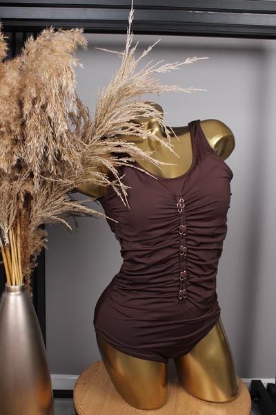 Купальник Sun&Sea (42-50) W89502 chocolate (лето)