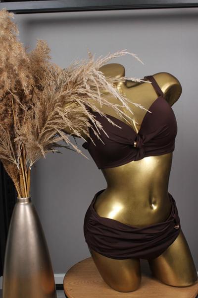 Купальник Sun&Sea (48-56) X5666 chocolate (лето)