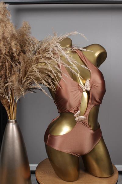 Купальник Sun&Sea (38-46) 9607 brown (лето)