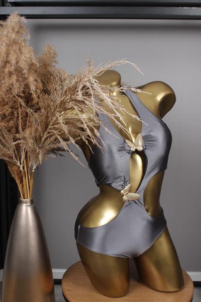 Купальник Sun&Sea (38-46) 9607 grey (лето)