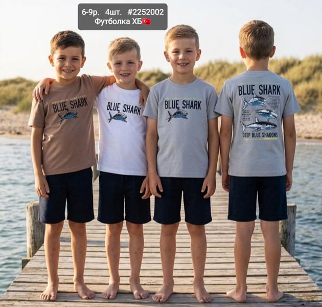 Футболка AMZ (6-9) 2252002 beige (лето)