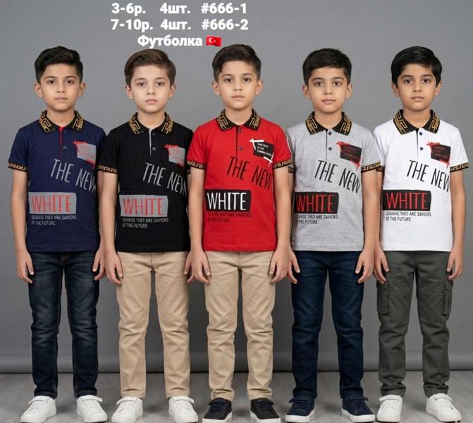 Футболка AMZ (7-10) 666-2 black (лето)