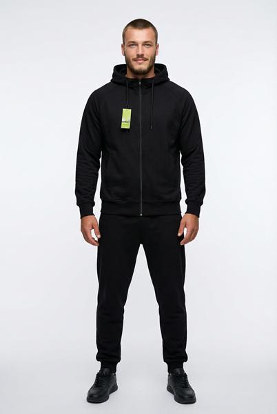 Костюм спорт AXT (M-3XL) AX104 black (деми)