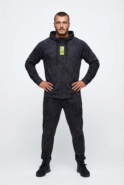 Костюм спорт AXT (M-3XL) AX105 d.grey (деми)